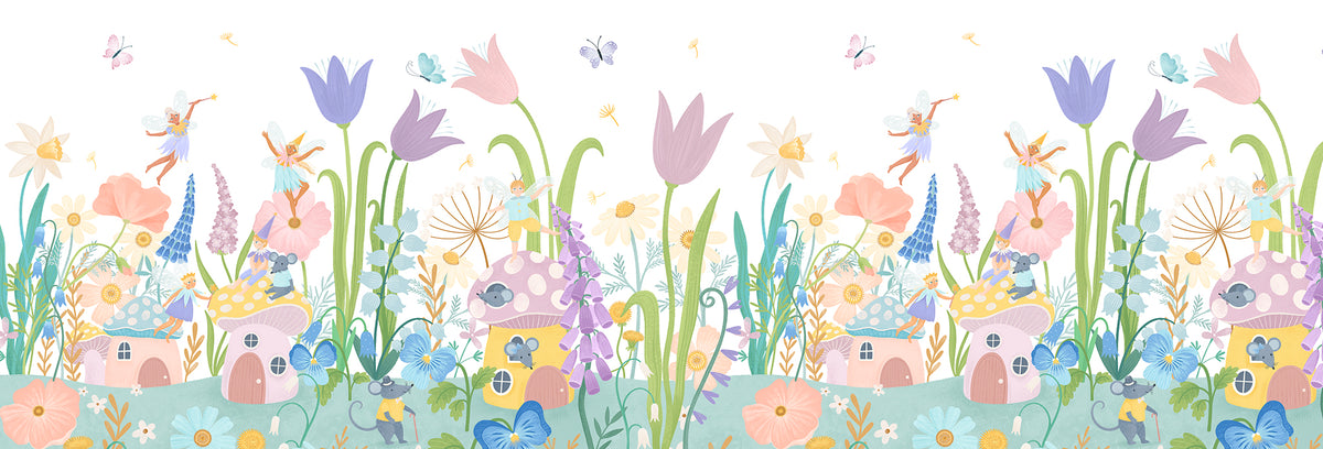 Sheepy Magical World Mural – colorful – 500x170 cm
