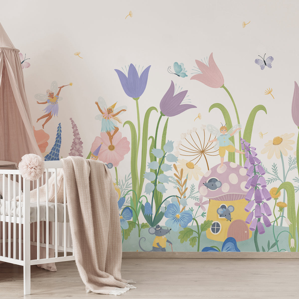 Sheepy Magical World Mural