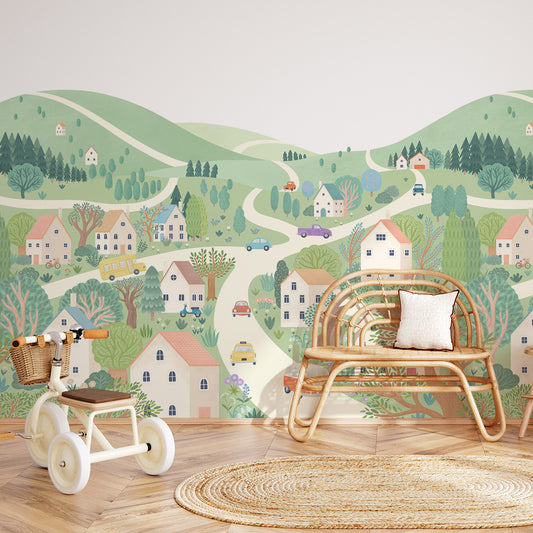 Papel de parede Sheepy Vilarejo