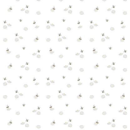 Bees Wallpaper – mustard