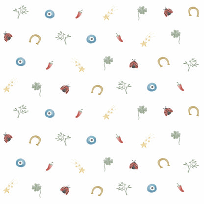 Papel de parede Amuletos – cor colorido