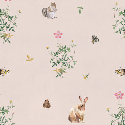 Arteo Forest Wallpaper – pink