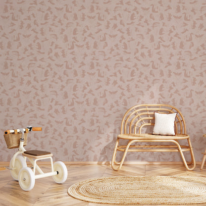 Arteo Shadow Theater Wallpaper – pink