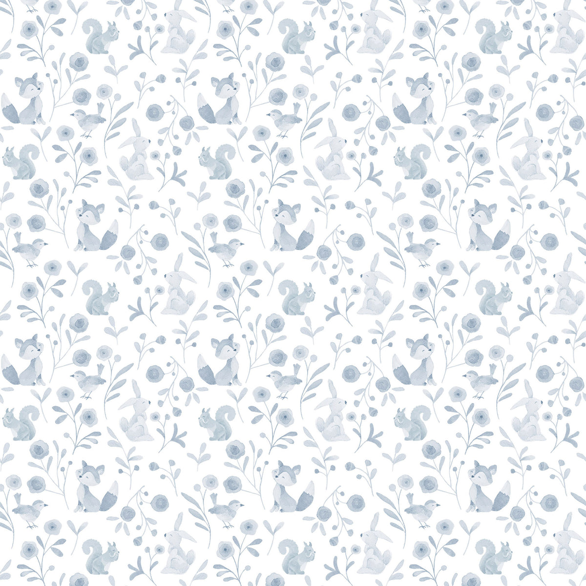 Edinburgh Garden Friends Wallpaper – blue