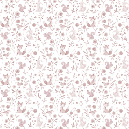 Edinburgh Garden Friends Wallpaper – pink
