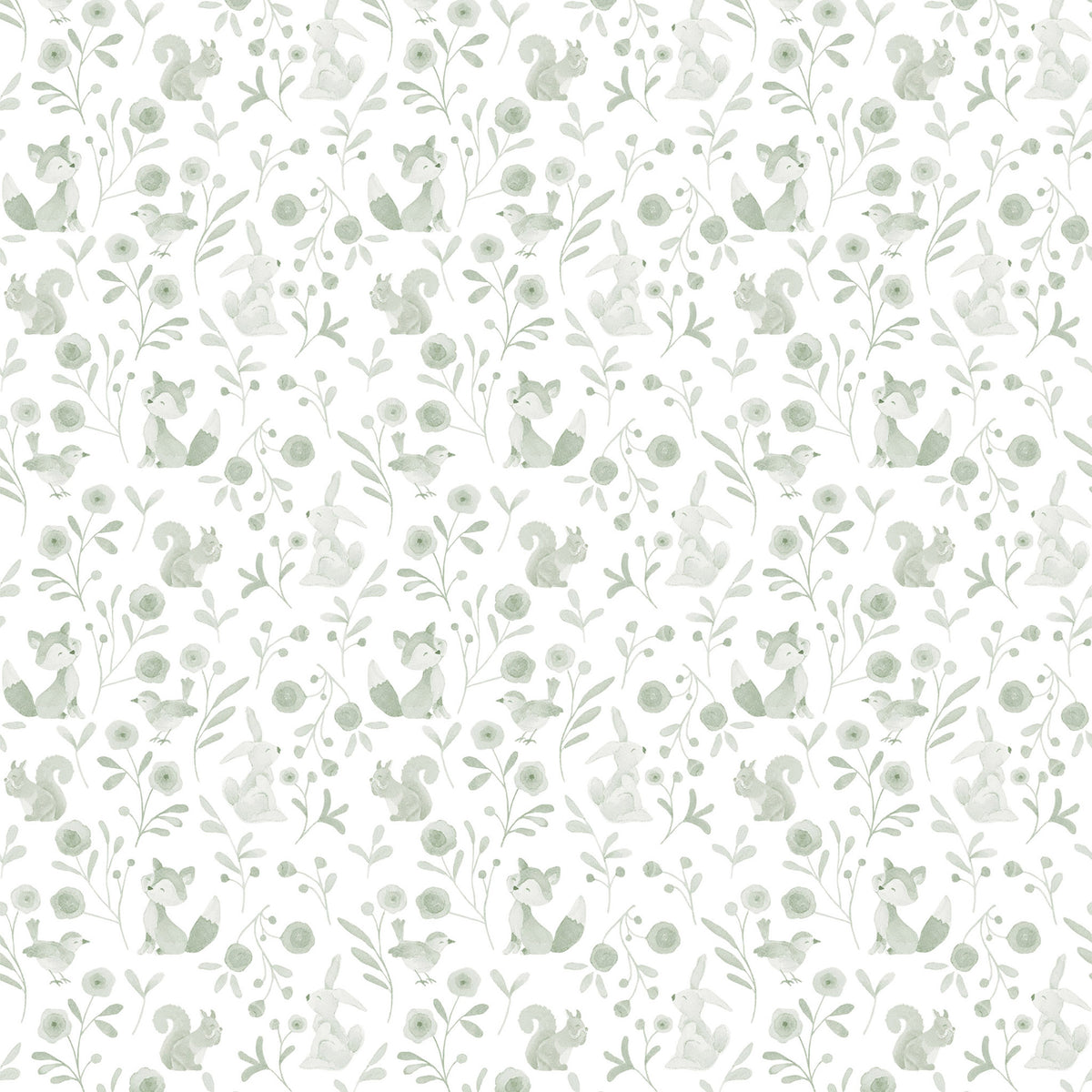 Edinburgh Garden Friends Wallpaper – green