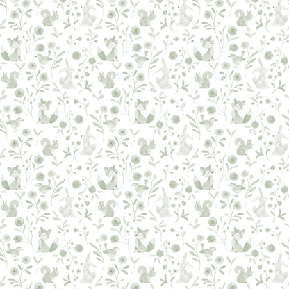 Edinburgh Garden Friends Wallpaper – green