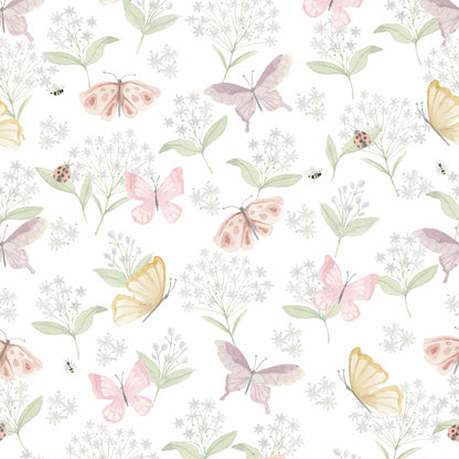 Papel de parede Borboletas – cor candy