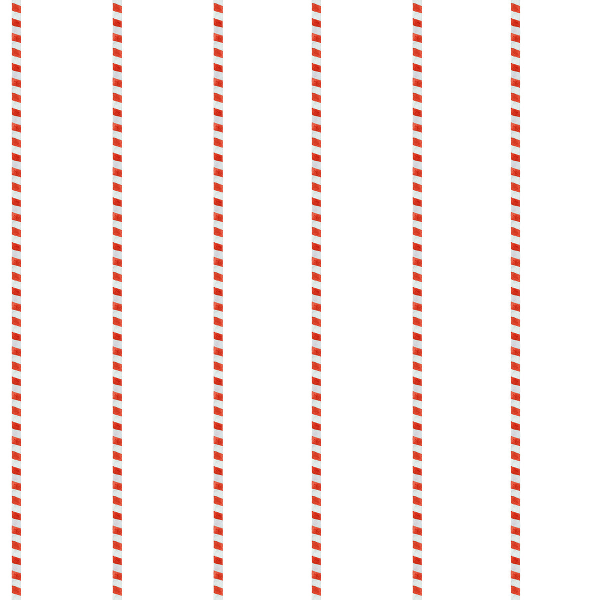 Circus Stripes Wallpaper – red