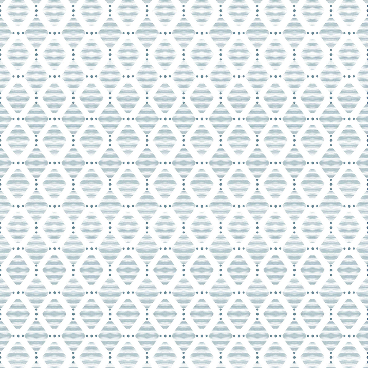 Circus Diamonds & Stripes Wallpaper – blue