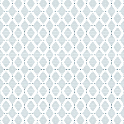 Circus Diamonds & Stripes Wallpaper – blue