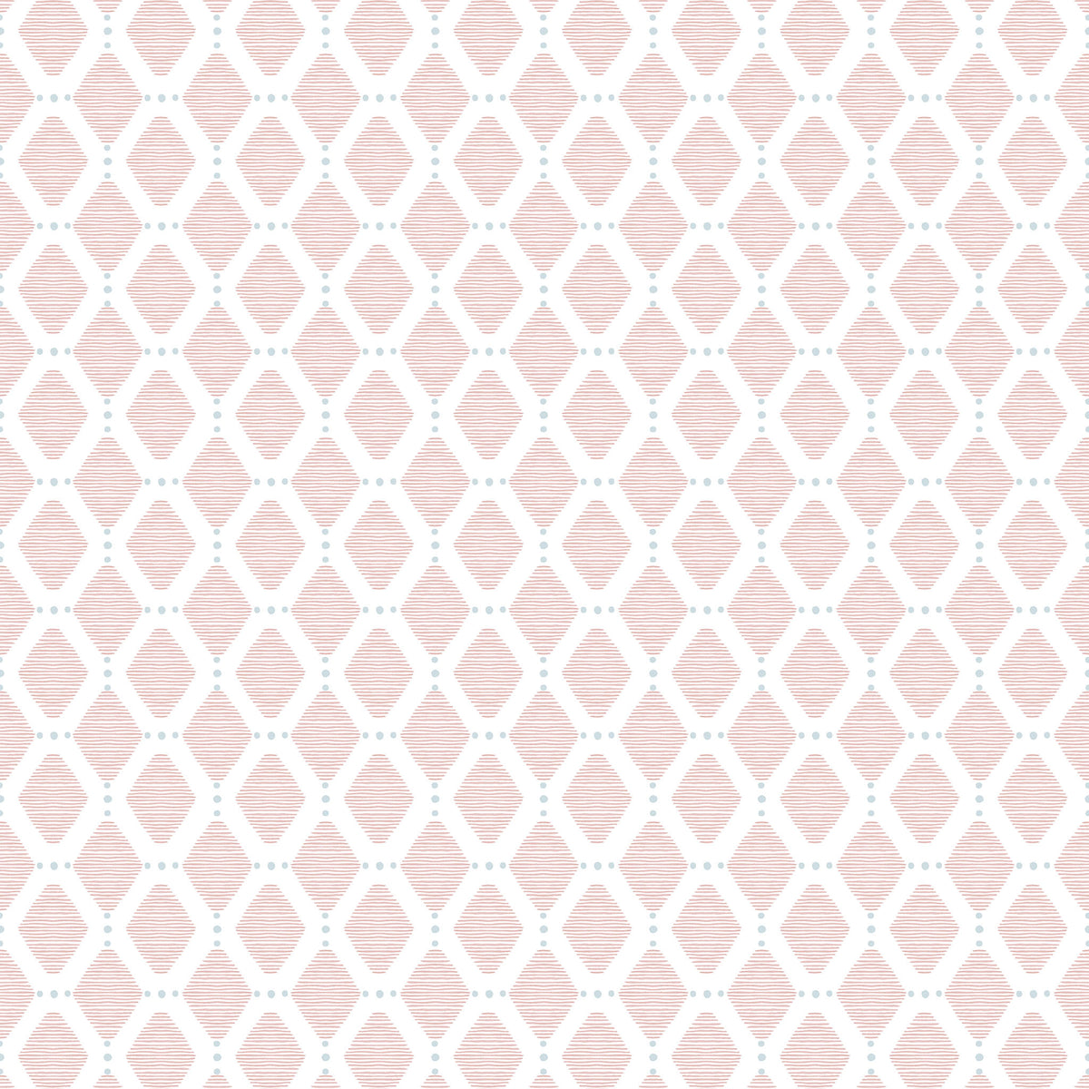 Circus Diamonds & Stripes Wallpaper – pink