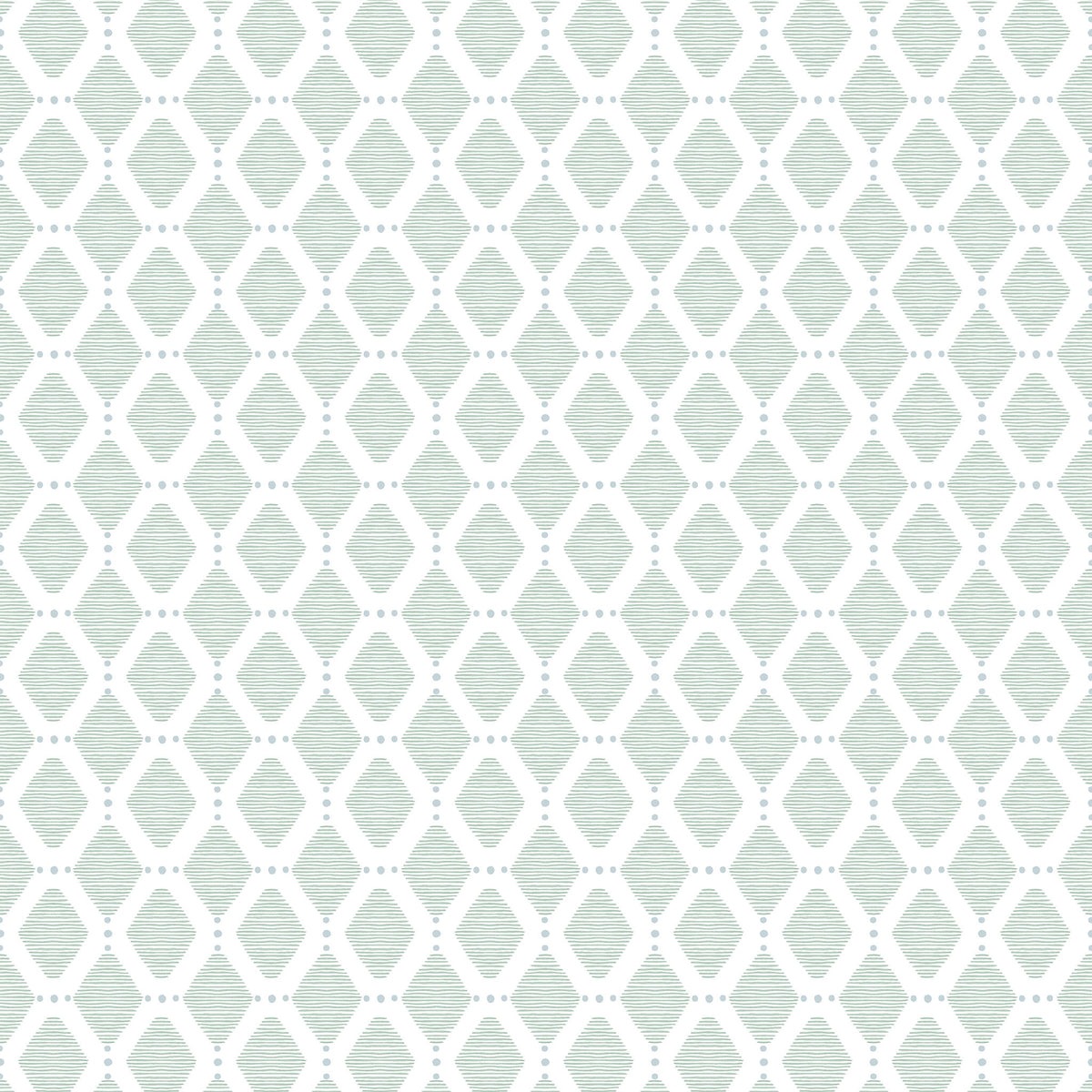 Circus Diamonds & Stripes Wallpaper – green