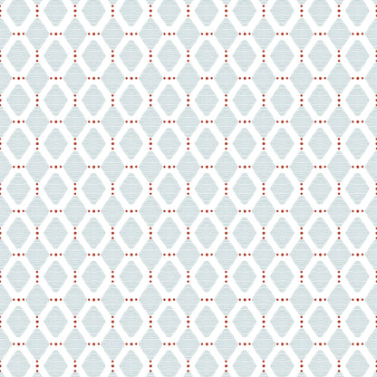 Circus Diamonds & Stripes Wallpaper – red