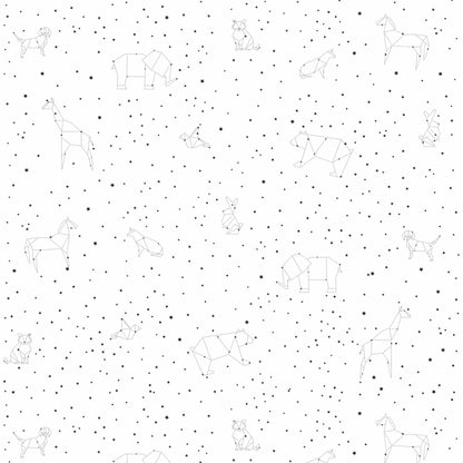 Papel de parede Constelação – cor preto