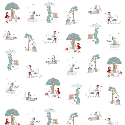 Fairy Tale Wallpaper – colorful