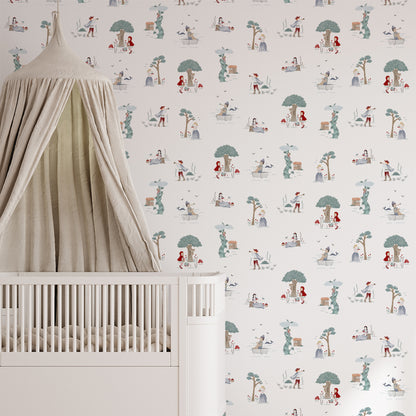 Fairy Tale Wallpaper – colorful