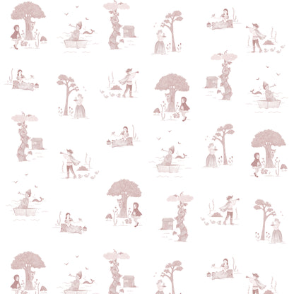 Fairy Tale Wallpaper – pink