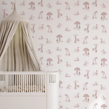 Fairy Tale Wallpaper – pink