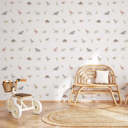 Dinosaurs Wallpaper – earthy