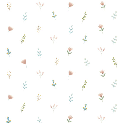 Enchanted Floral Wallpaper – colorful