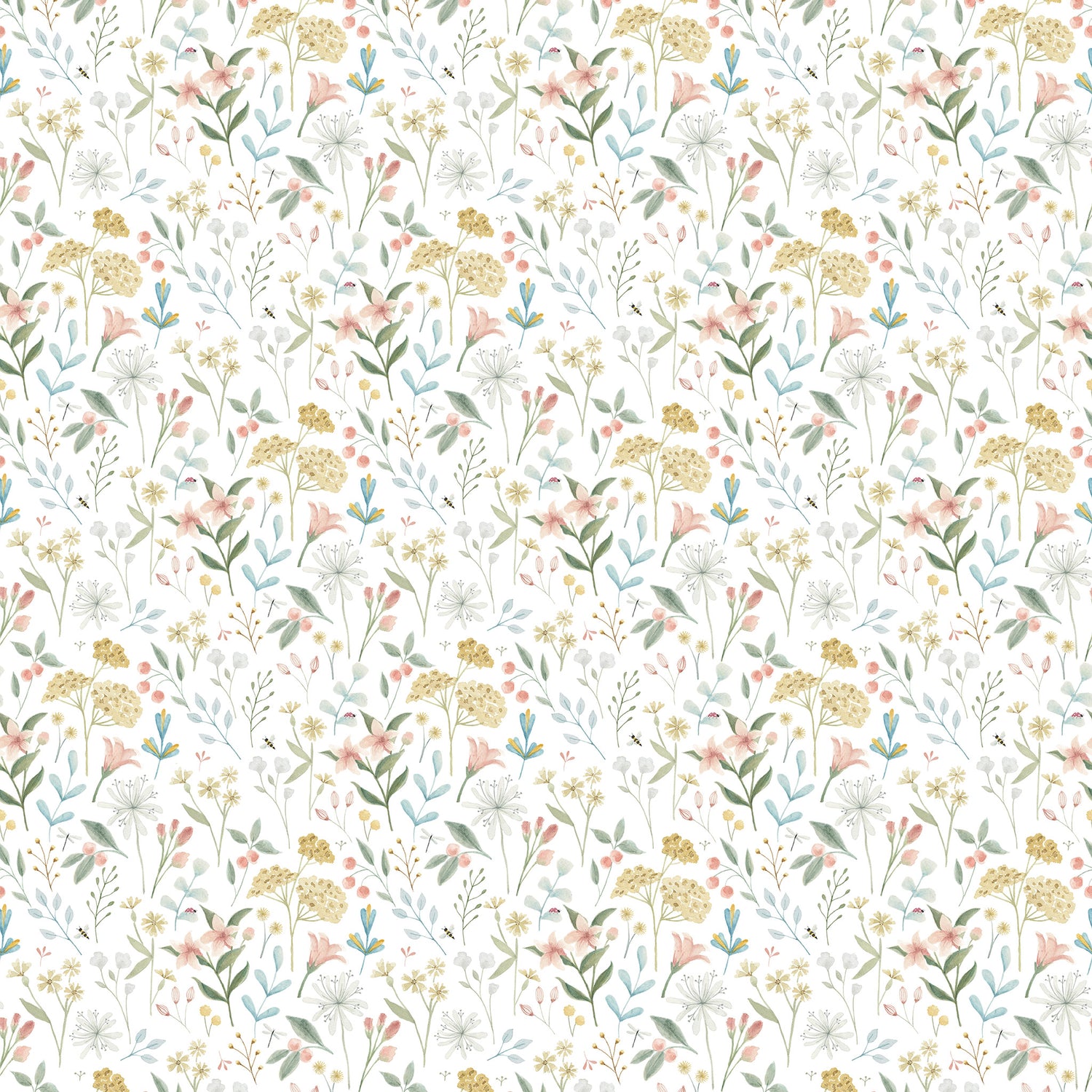 Papel de parede Flores Mix