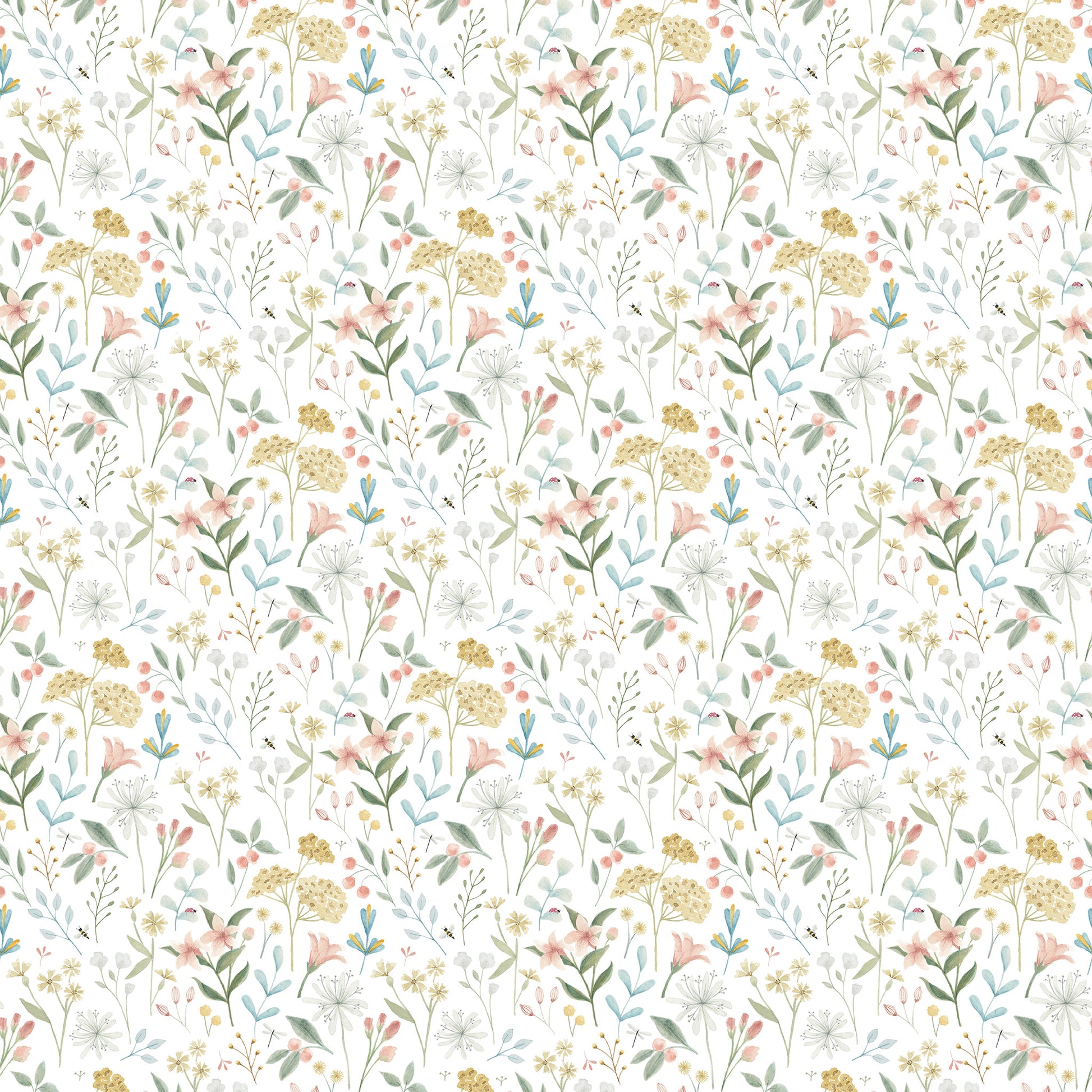 Papel de parede Flores Mix