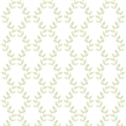 Papel de parede Folhinhas Classic – cor verde