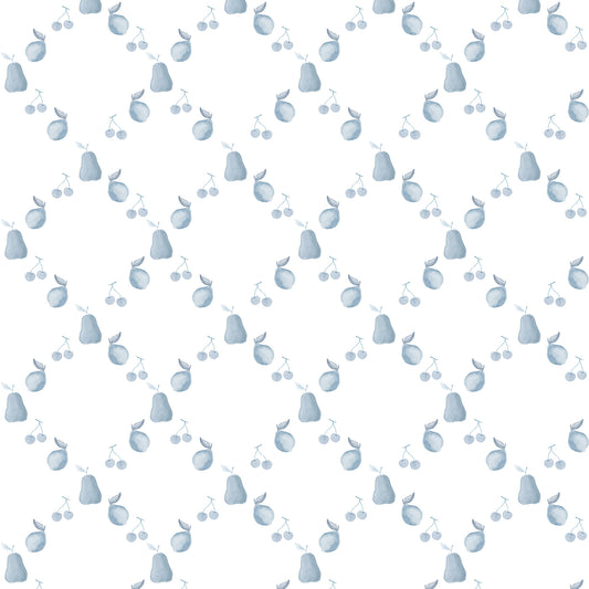 Fruits Wallpaper – blue