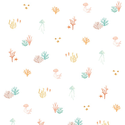 Papel de parede Fundo do Mar – cor colorido