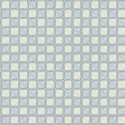 Papel de parede Ladrilhos – cor verde e azul