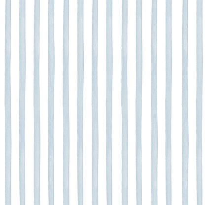 Irregular Watercolor Stripe Wallpaper – blue