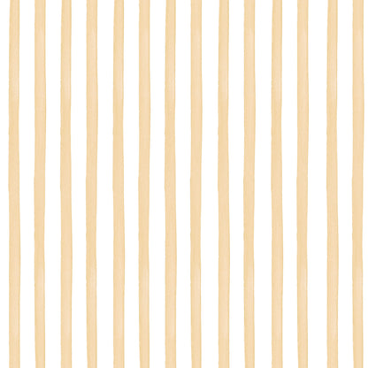 Irregular Watercolor Stripe Wallpaper – mustard