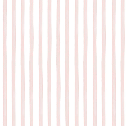 Irregular Watercolor Stripe Wallpaper – pink