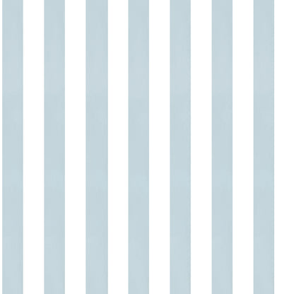 Wide Stripes Wallpaper – blue
