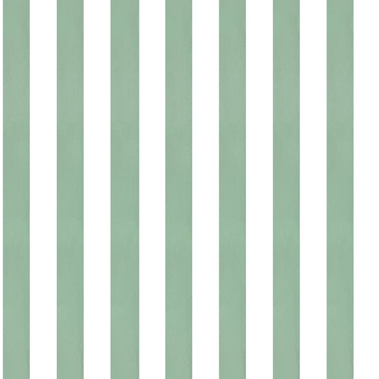 Wide Stripes Wallpaper – green