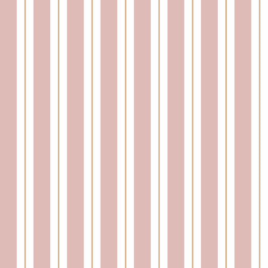 Wide and Fine Stripes Wallpaper – pink