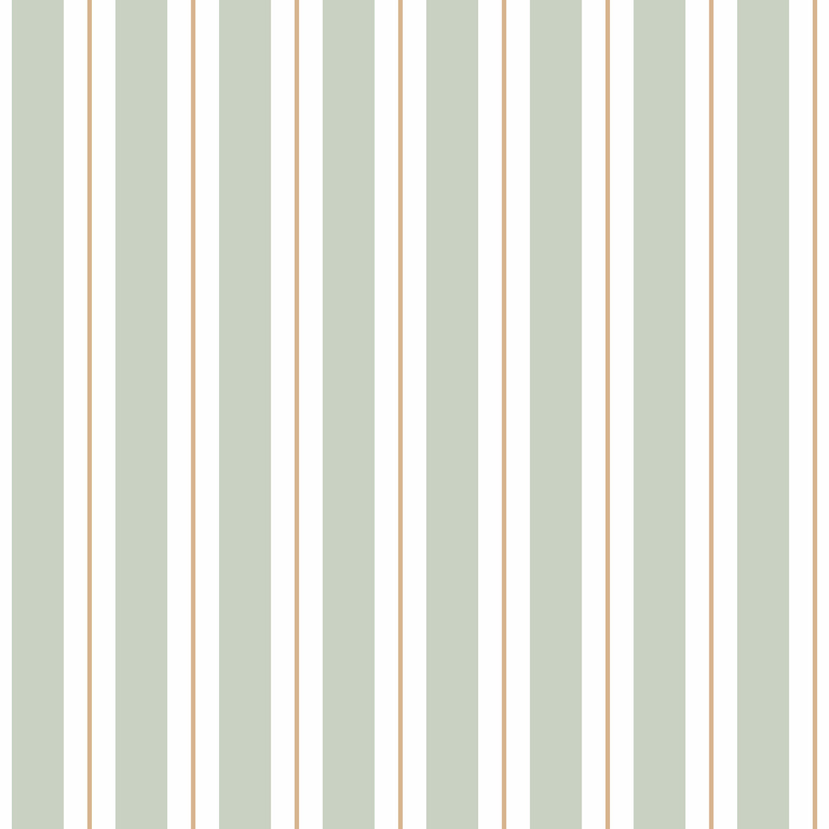 Wide and Fine Stripes Wallpaper – green