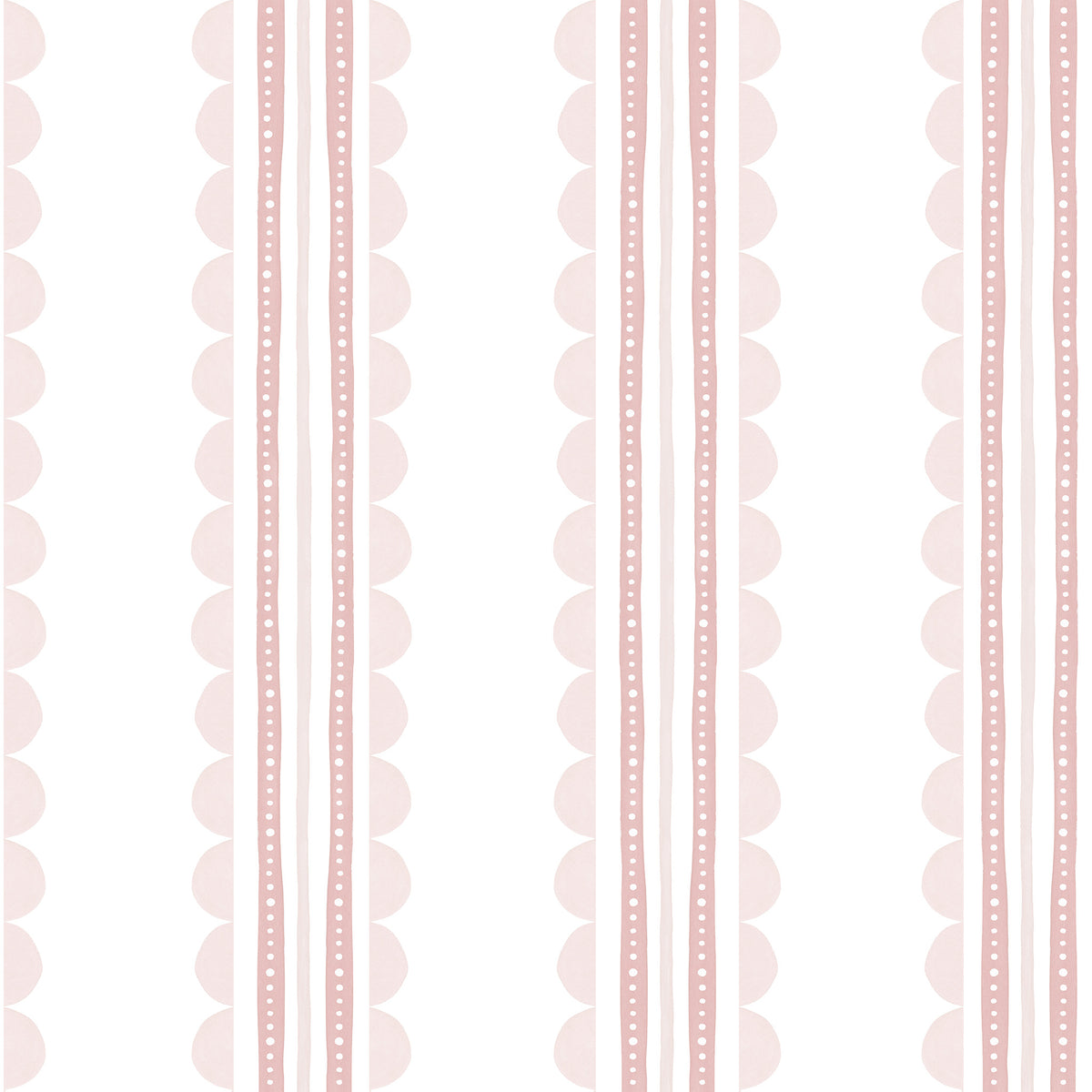 Wavy Stripes Wallpaper – pink