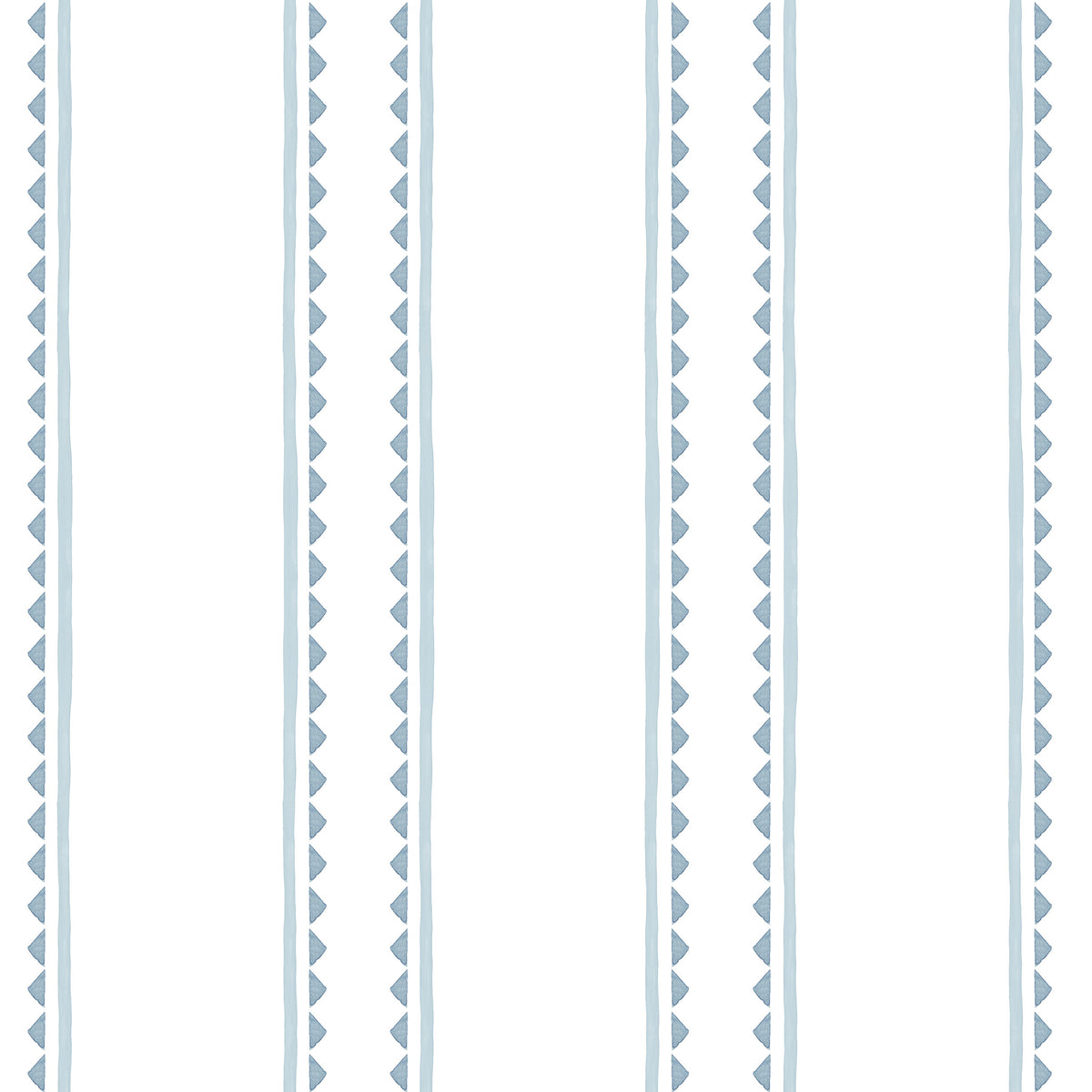 Stripes and Triangles Wallpaper – blue