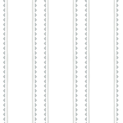 Stripes and Triangles Wallpaper – gray