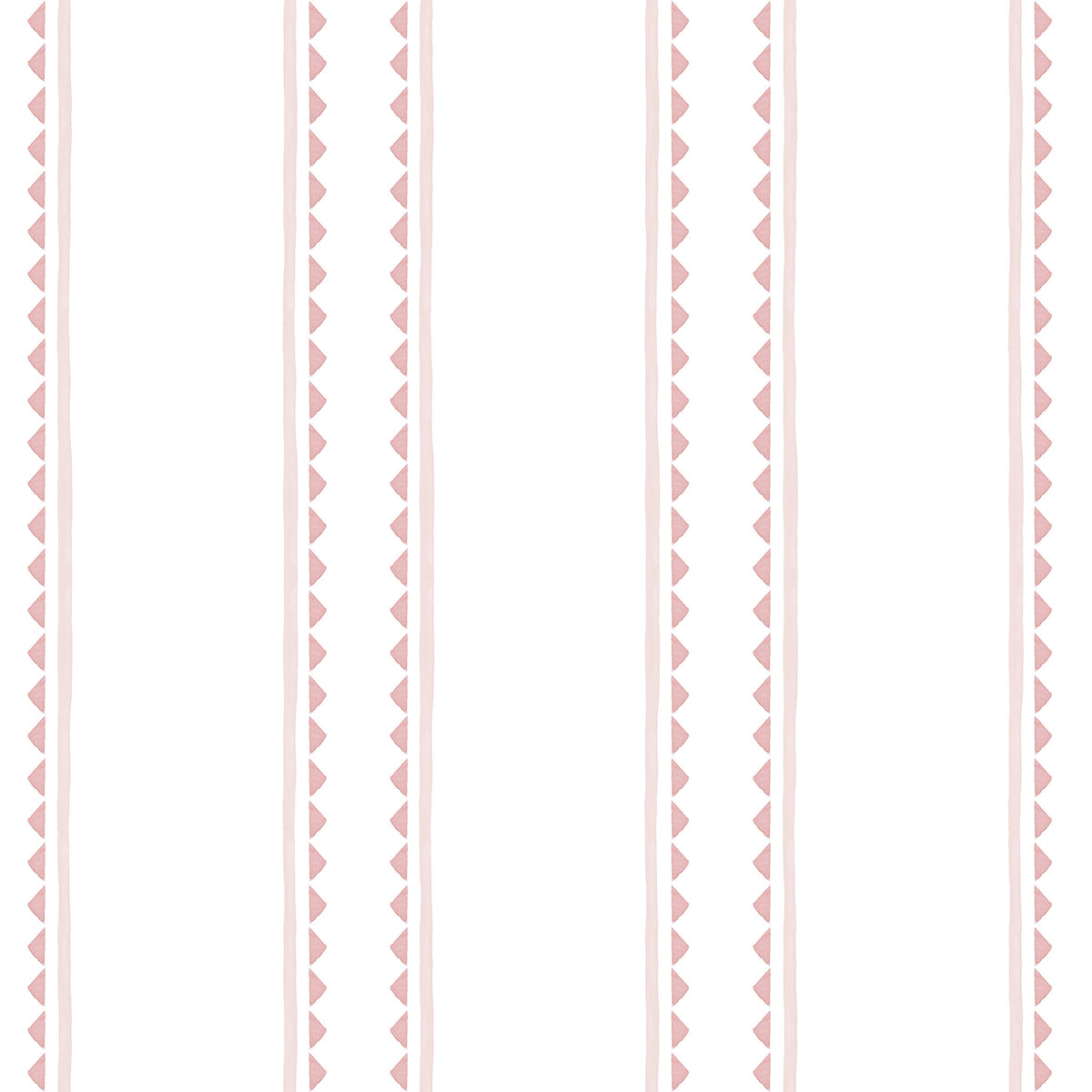 Stripes and Triangles Wallpaper – pink