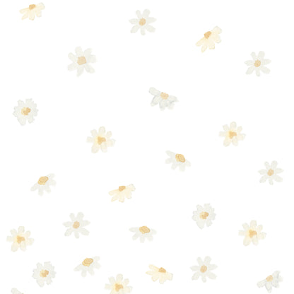 Papel de Parede Margaridinhas – cor amarelo