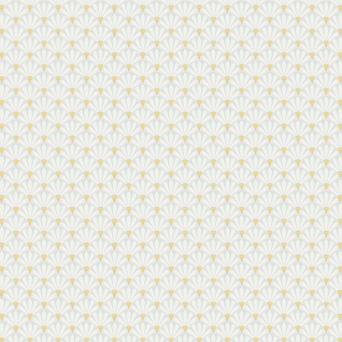 Nouveau Mini Daisies Wallpaper – blue