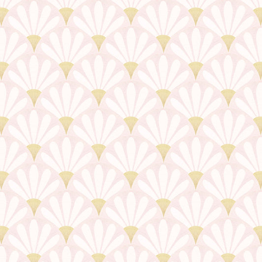 Nouveau Super Daisies Wallpaper – pink