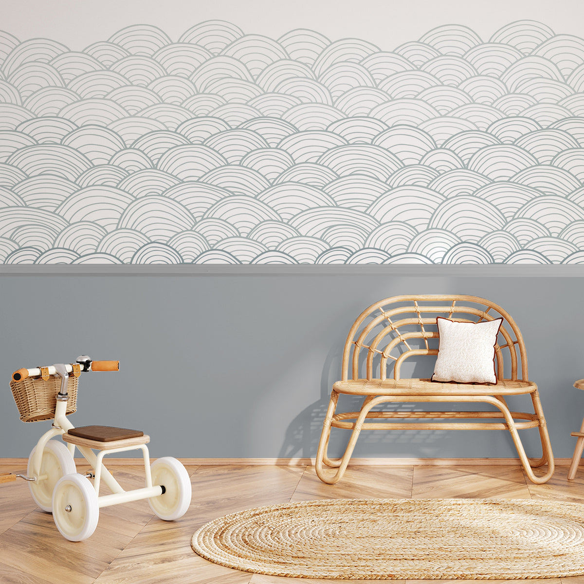 Mural de Parede Ondas do Mar – meia parede