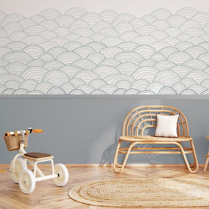 Mural de Parede Ondas do Mar – meia parede