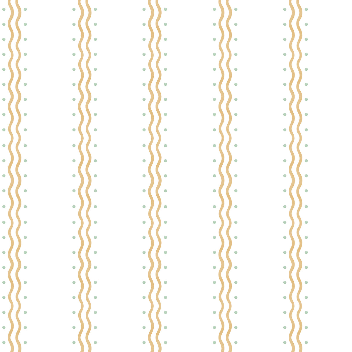 Double Waves Wallpaper – mustard