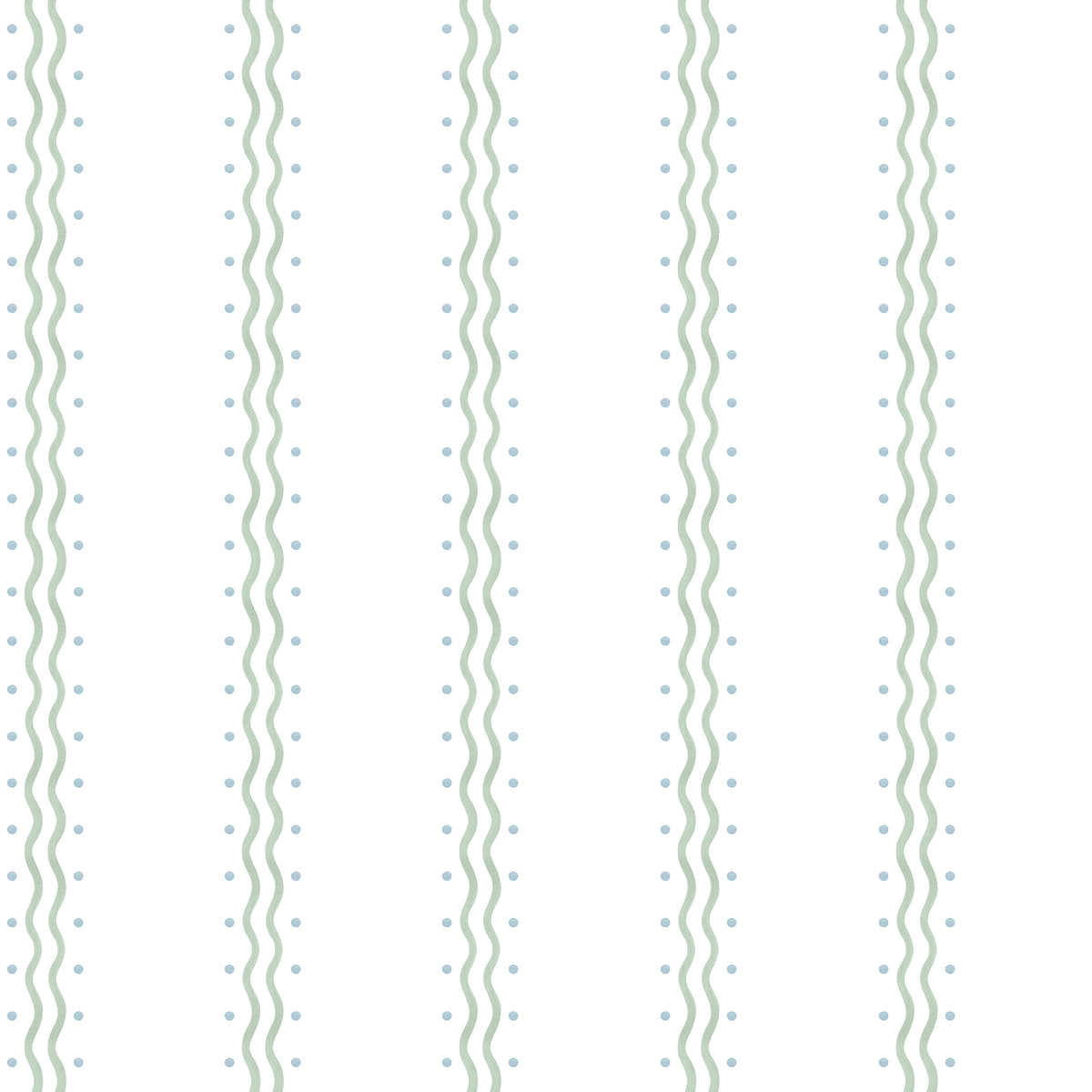 Double Waves Wallpaper – green