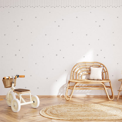 Little Prince Ceiling Border Wallpaper – white